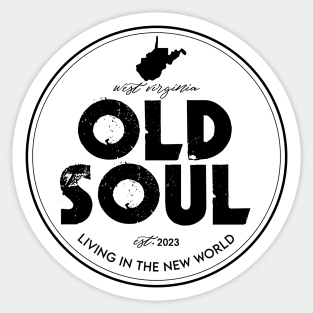 West Virginia Old Soul - Rich Men Sticker